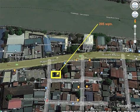 Map of Barangay West Rembo in 21st Street J. P. Rizal Extension, West.